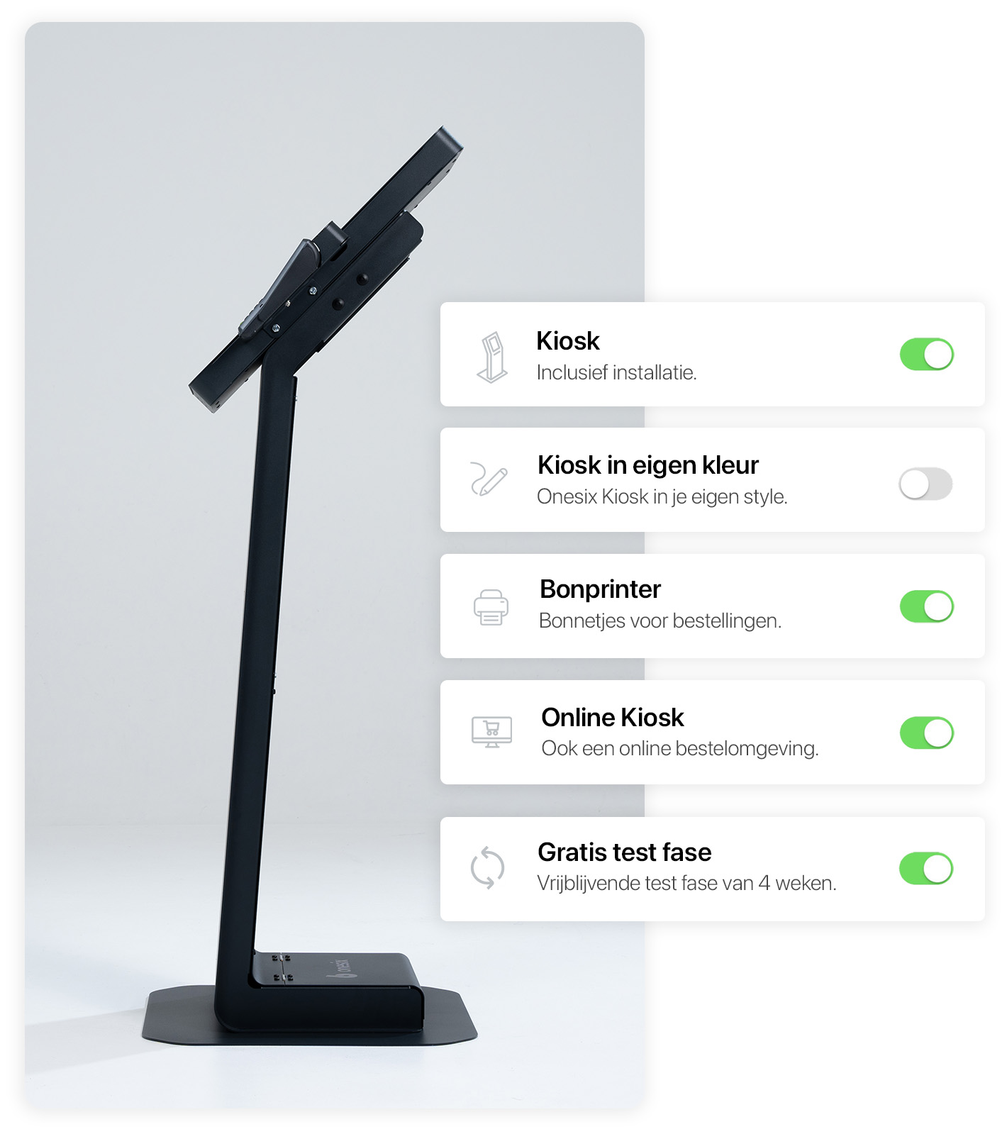 Onesix bestelzuil kiosk