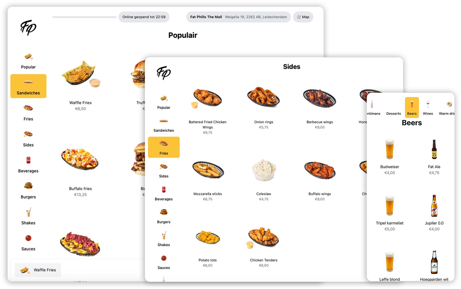Onesix dashboard op mobiel, laptop en tablet
