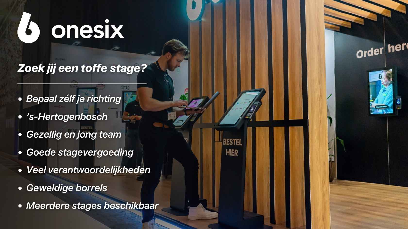 Vacature: Stage: Kies zélf jouw focusgebied! 😎